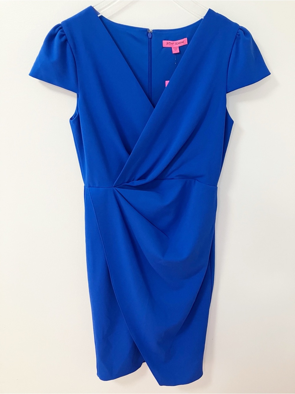 Betsey Johnson | Royal Blue Dress 12P Career Cocktail Office Party Pinup Summer